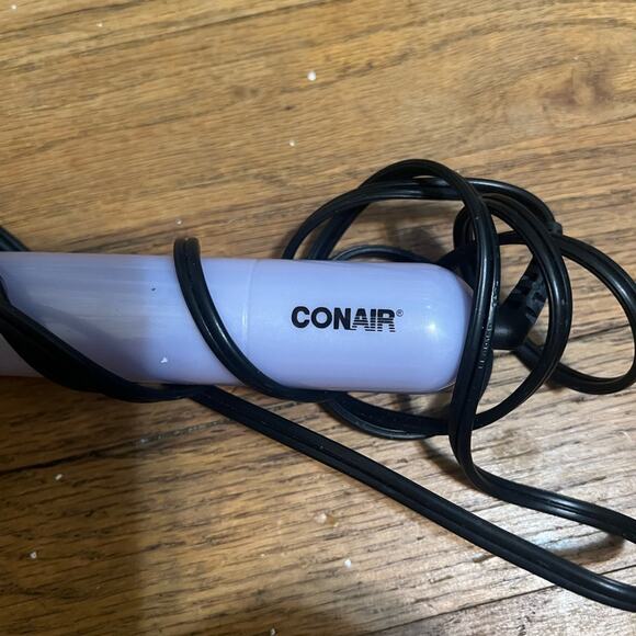 👑2/$10 Conair Curling Iron Small Ringlet Curls Silver Clip Iron Women’s - Picture 2 of 4